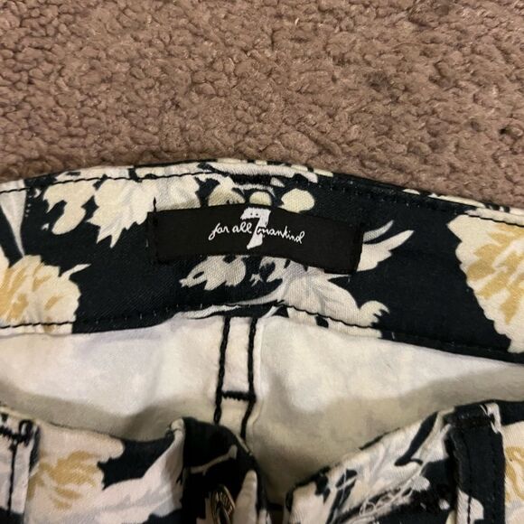 7 for all mankind floral jeans 24 - Picture 6 of 8
